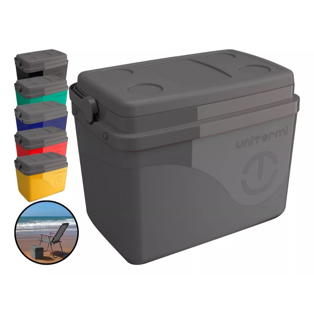 Caixa Térmica/cooler 30 Lts P/ 45 Latas Praia Viagem Churras