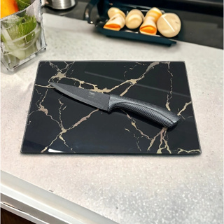 Tábua De Vidro Temperado P/Corte Carnes Queijos Legumes em Oferta na Shopee