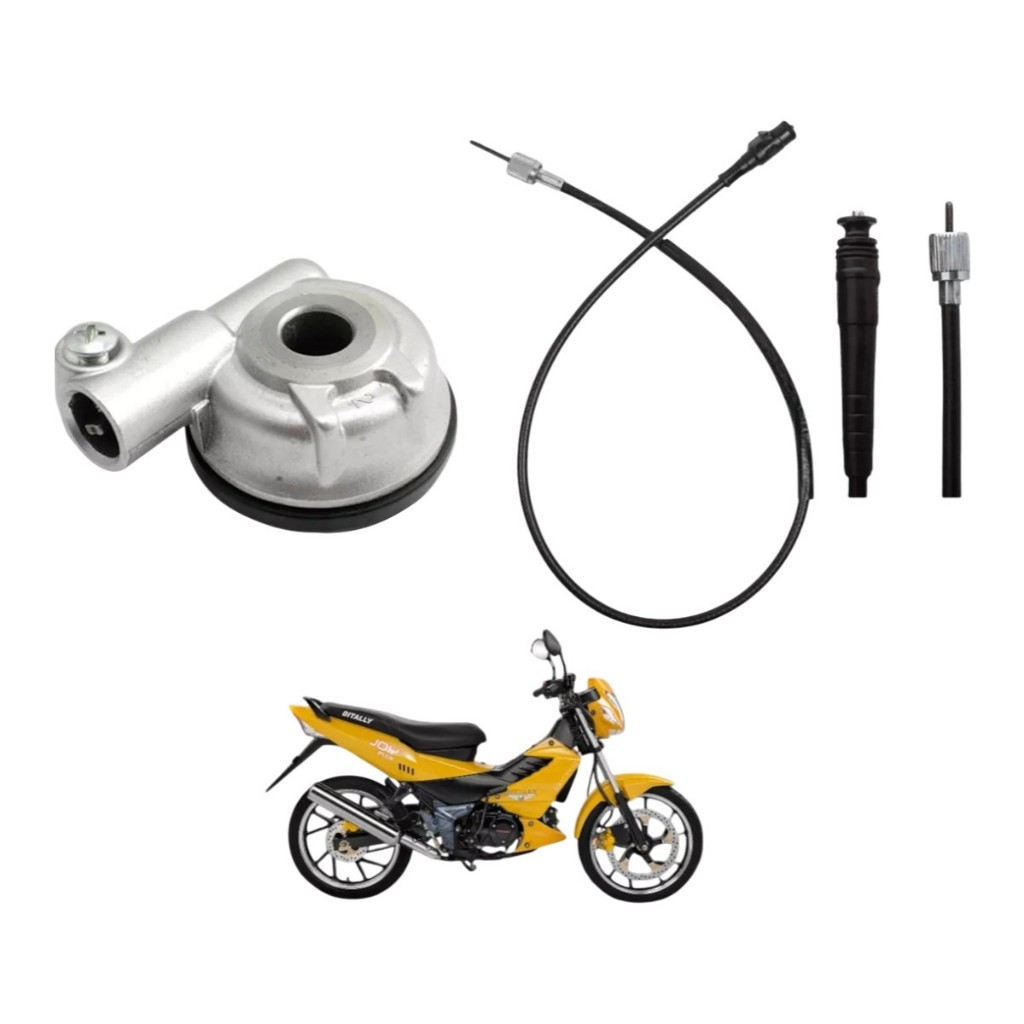 Engrenagem Velocimetro + Cabo Velocimetro Joy Ditally 50cc