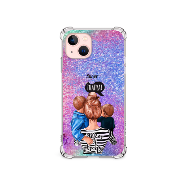Capa para Case APPLE Iphone 13 Tpu desenhos Unicórnio místico com proteção de borda
