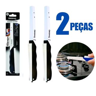 Kit 2 Peças Acendedor de Fogão Linha Premium Multi Disparos 22cm em Oferta na Shopee