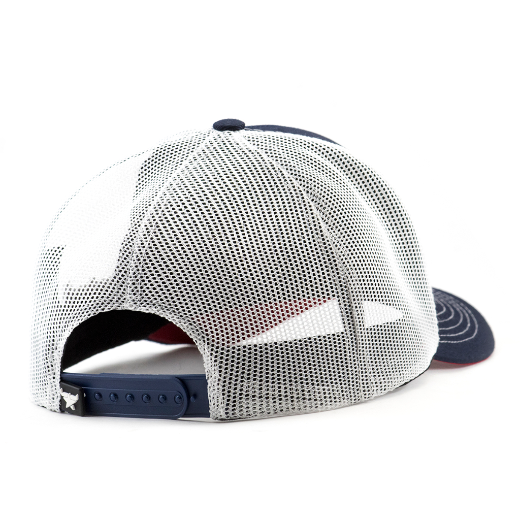 bone telinha modelo trucker aba torta kit 2 unidades rurals denim — imagem 2 de 2