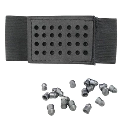 Porta Chumbinho 28 Unidades 4,5mm Preto Prático Cordilheira Sport