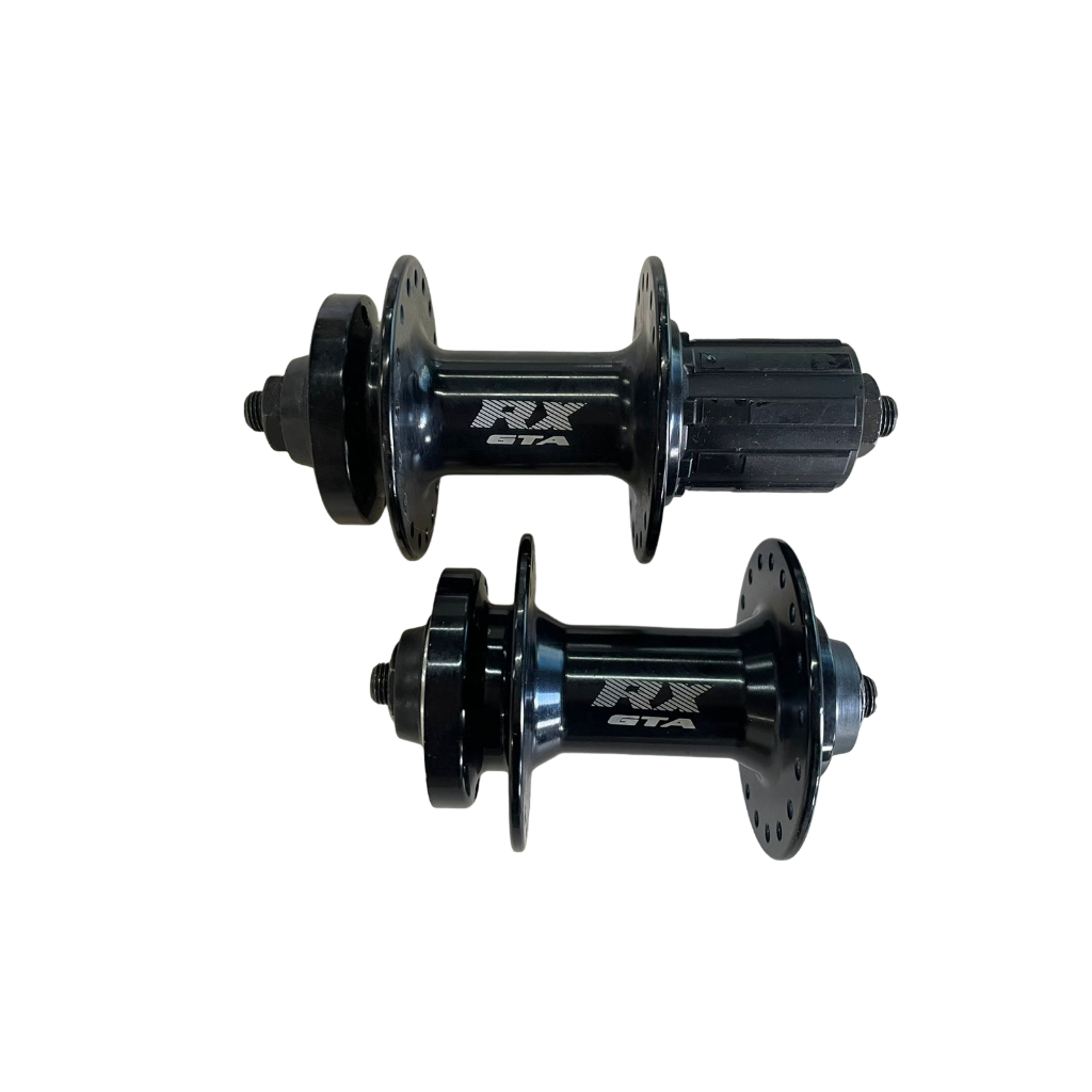 Par De Cubo Bike Mtb Rx Gta Disco Freehub Cassete Esferas 36 Furos Com Blocagem Esferado