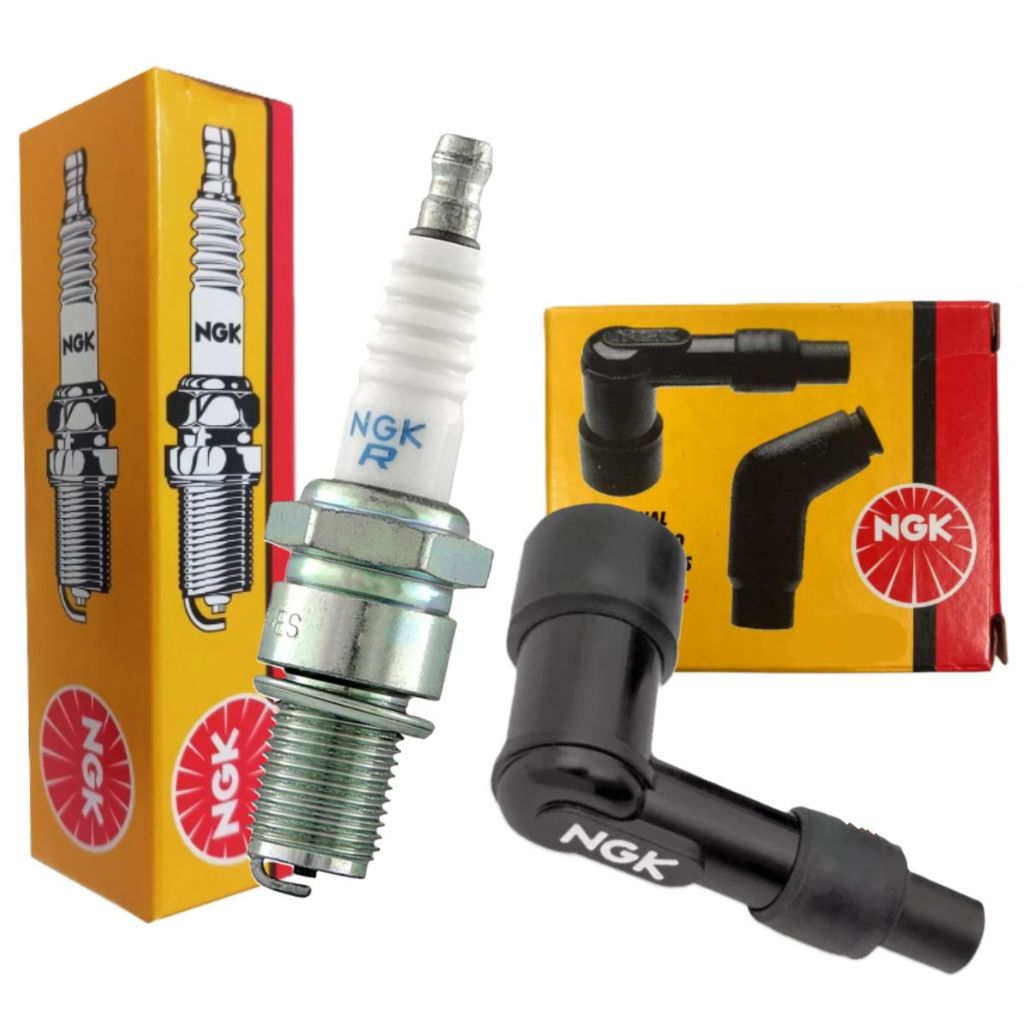 Vela de Ignição e Cachimbo Rmx 250 / Dt 200 / Wr 200r Ngk