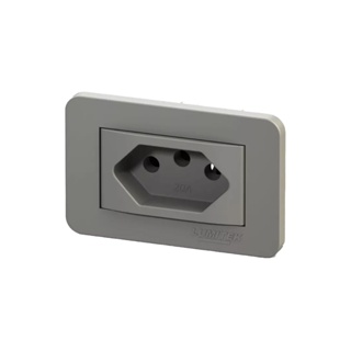 Tomada Embutir Móveis 20A ABNT Lumitek Alta Potência Segurança Profissional 20 Amperes em Oferta na Shopee