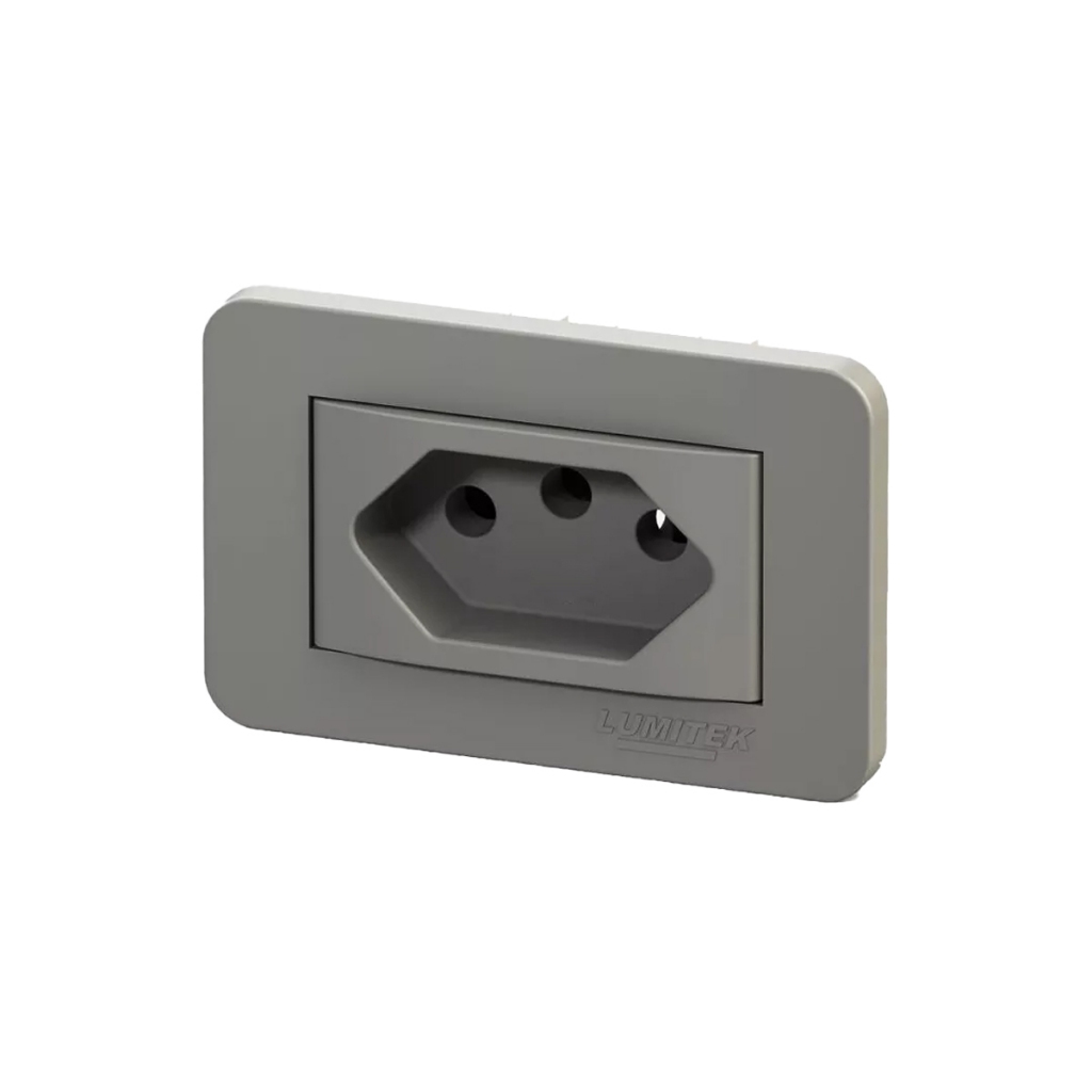 Tomada de Embutir para Móveis Lumitek 10ah Abnt10A em Oferta na Shopee