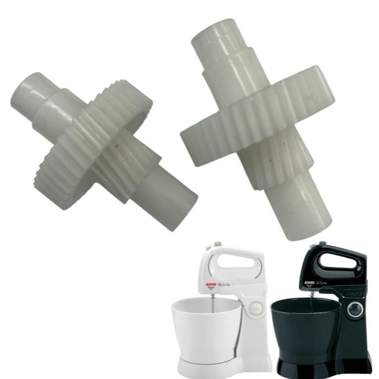 Engrenagem 4 Travas Batedeira  Delice 300w Sx53 Sx22 -  par 2x Engrenagens