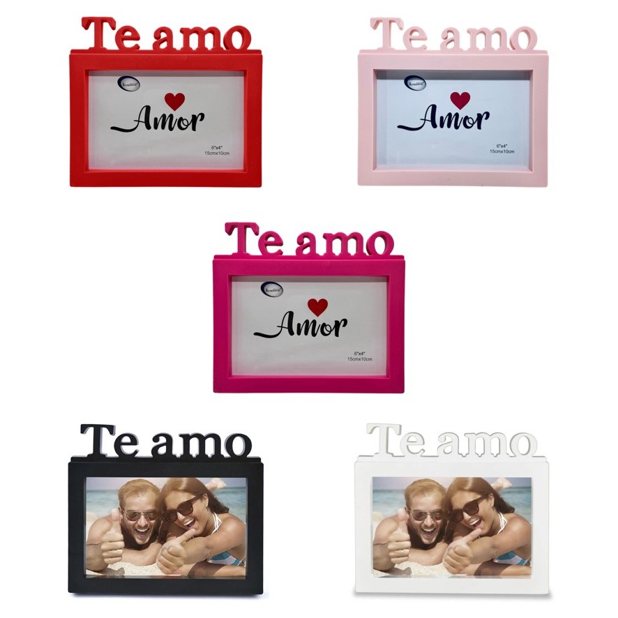 Porta Retrato Modelo Te Amo Para Foto 10x15 em Oferta na Shopee