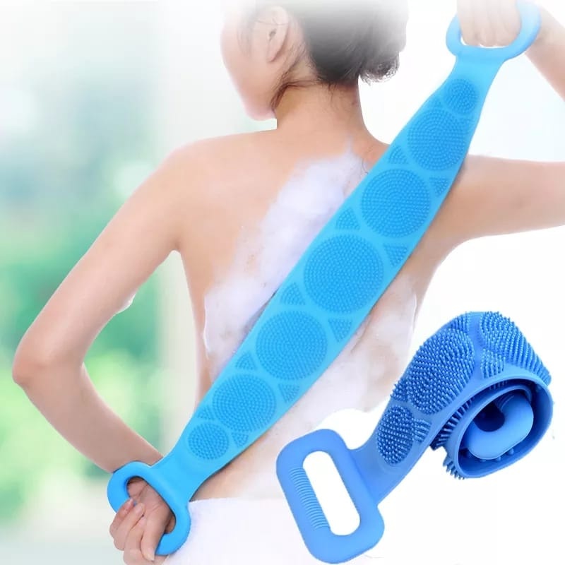 Esponja Silicone Massageadora Escova Banho Lava Corpo Todo Bucha Esfoliação em Oferta na Shopee