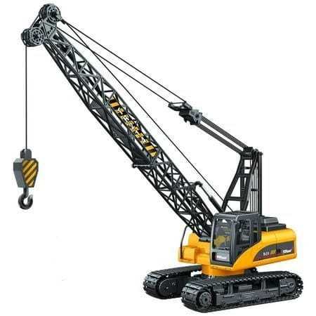 Brinquedo Miniatura Guindaste Esteira Die Cast Metal Glw