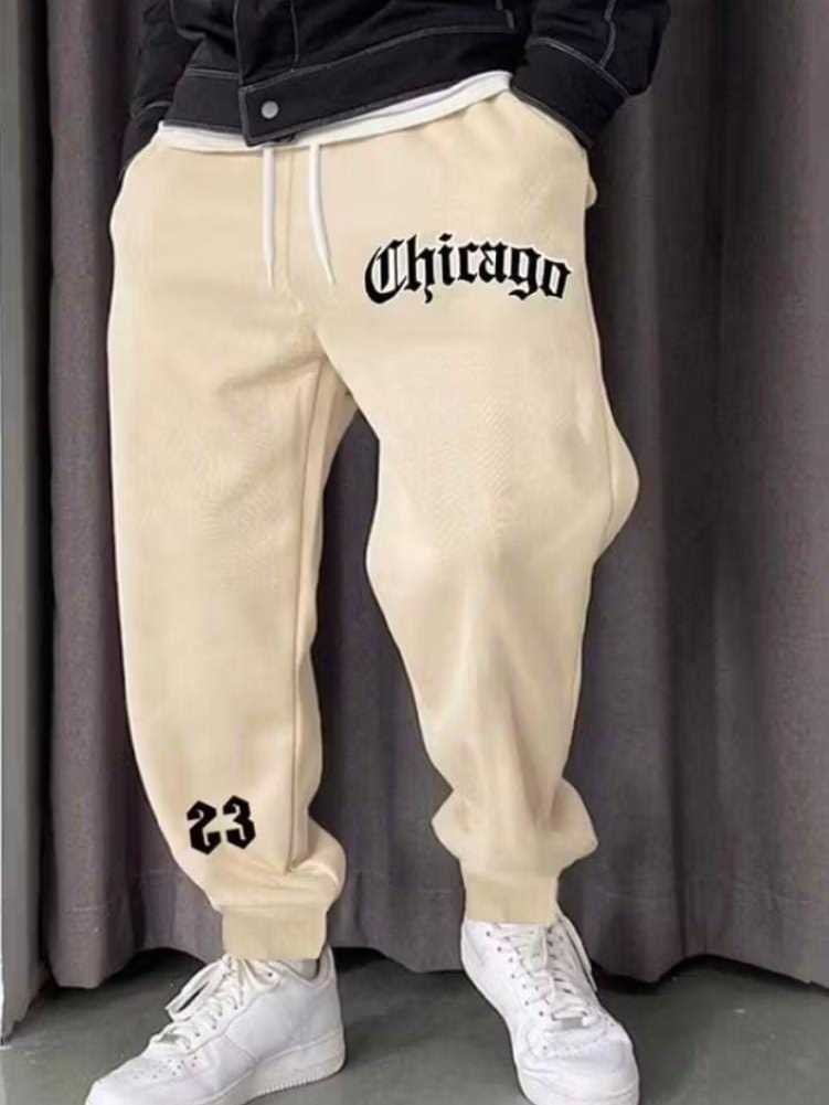 Calça Moletom Chicago 23 Estampado Calça de Moletom Confortável Tecido de Qualidade Premium