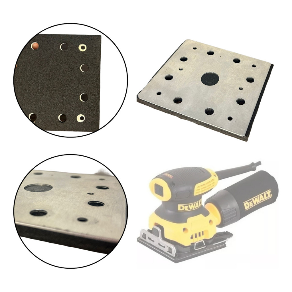Almofada Base Lixadeira Orbital Dewalt Dwe6411Original DWE6411-B2 e DWE6411-BR Tipo 10 N362819