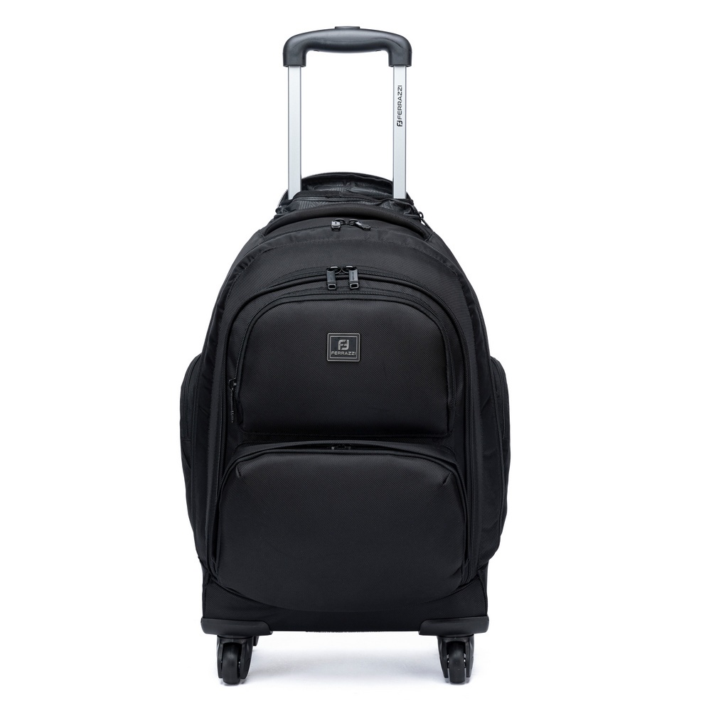Mochila com Rodinhas Ferrazzi Executiva Grande 36L Notebook Trabalho Viagem Reforçada Espaçosa