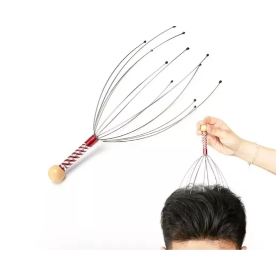 Kit 2 Massageador De Cabeça Arame Cafune Relaxante Coçado Anti Stress