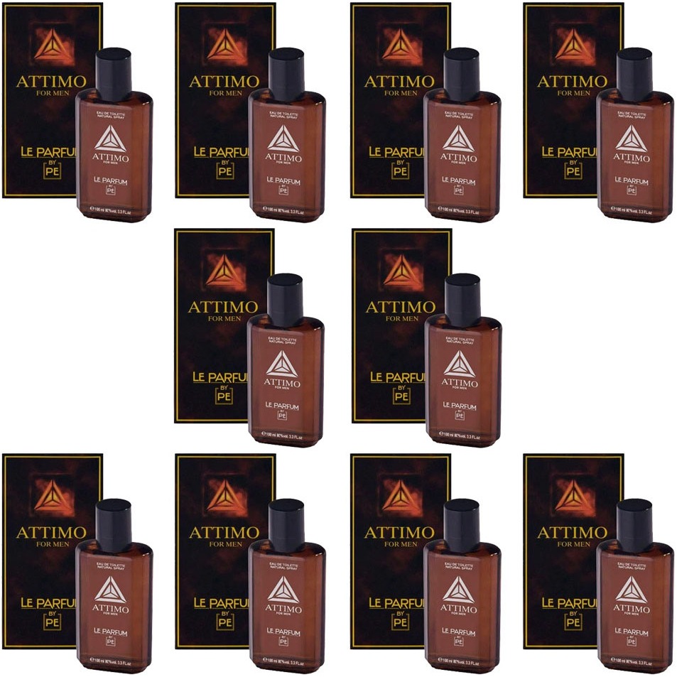 Kit Com 10 Perfumes Attimo Le Parfum Paris Elysees 100ml em Oferta na Shopee