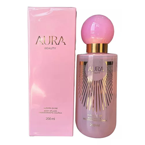 Body Splash Desodorante Colônia Aura Beauty Aurora Shine Jade Picon 200Ml (original e lacrado)