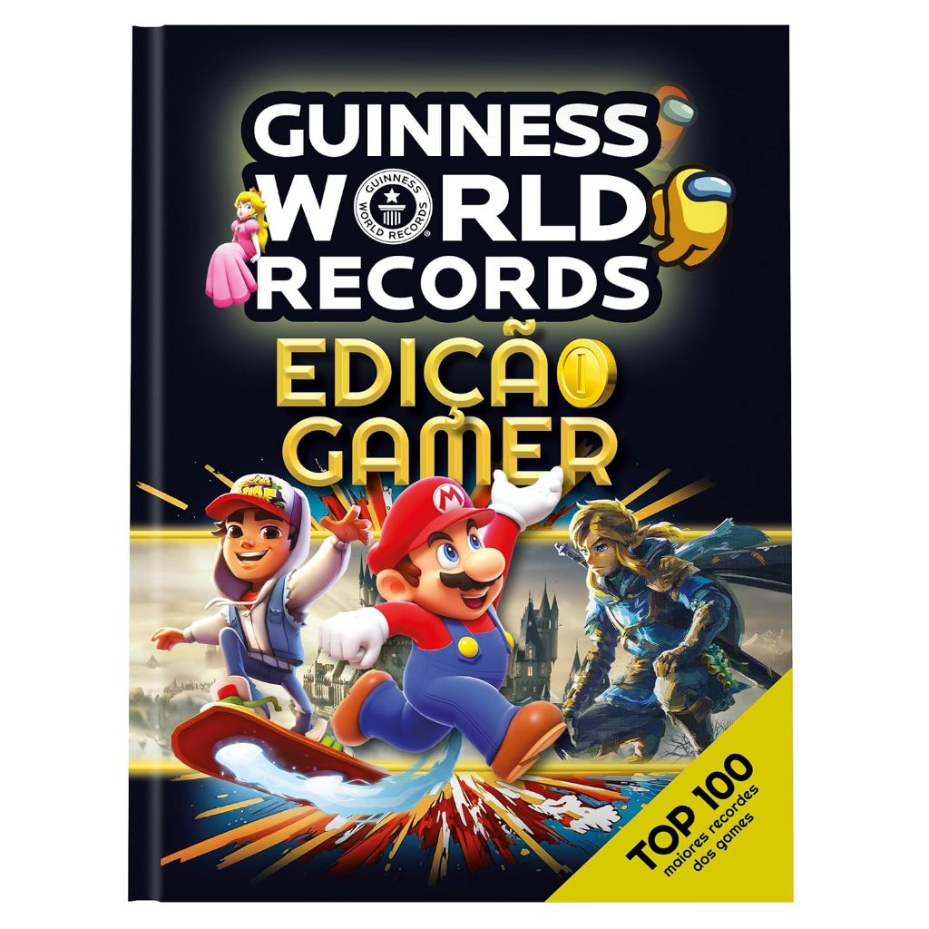 Livro - Guinness Edição Gamer – Almanaque inédito para amantes de jogos - Capa Dura