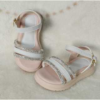 Sandália menina Infantil confortável Branca ou Dourada com Brilho estilosa em Oferta na Shopee
