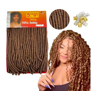 Cabelo Nina Softex Drands Faz Uma Cabeça com 360g 5 em 1 Pacotão em Oferta na Shopee
