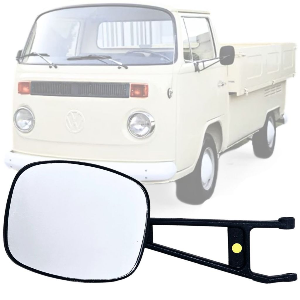 Retrovisor Lateral Esquerdo Motorista Volkswagen Kombi Pick-Up Picape Cabrita 76 78 80 82 84 86 88 90 92 94 96