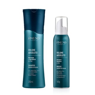 Amend KIT Volume Absoluto Shampoo 250ml + Mousse 151ml em Oferta na Shopee