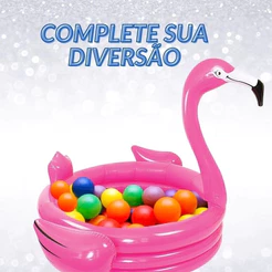 Piscina Infantil Cisne Branco Inflável Bebê Natação Float e flamingo rosa