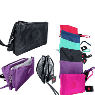 Carteira 4 em 1 Feminina Nylon 3 Divisores Porta Cartão, Porta Moeda, Nota, Identidade 7785 em Oferta na Shopee