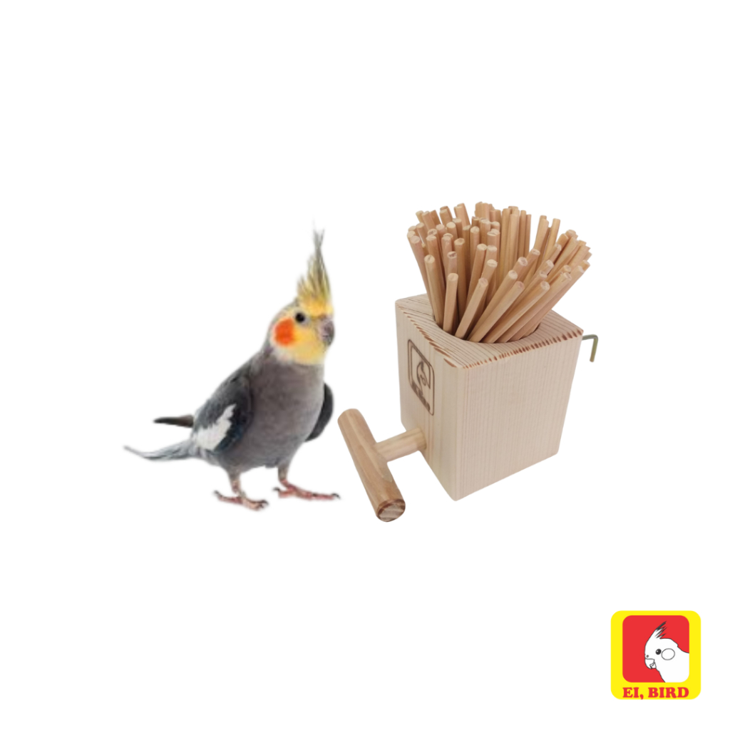 Brinquedo Puxa Palito C Poleiro P/ Calopsita, Periquito, Agapornis, Ring Neck e Demais Psitacídeos em Oferta na Shopee