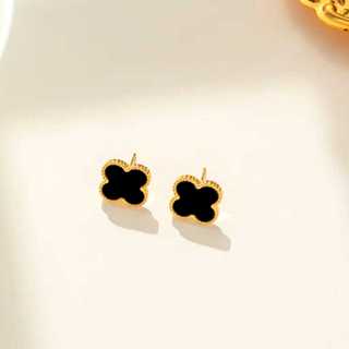 Brinco Trevo Aço Inoxidável Inspiração Virgínia Estilo Moda Elegância Presente Feminino em Oferta na Shopee