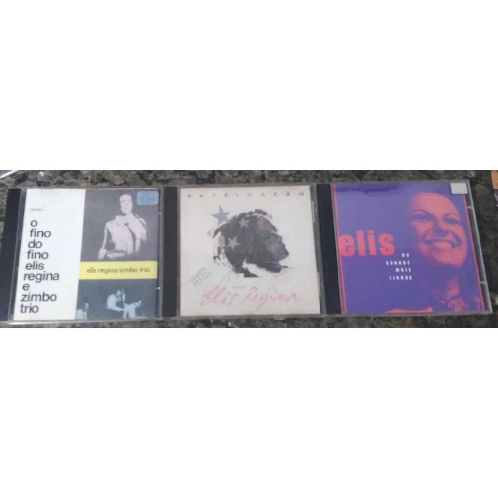 Lote 3 Cds Elis Regina-zimbo Trio-sonhos Lindos-fascinação