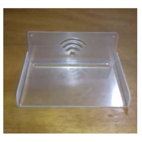 Suporte Wi-fi Bluray Roteador Receptor Modem Acrílico Cristal