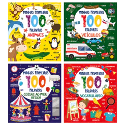 Combo Minhas Primeiras 100 Palavras - Kit 4 com Livrinhos