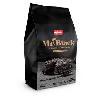 Cacau em Pó Preto / Black Dabella (100% Cacau Alcalino) 400g em Oferta na Shopee