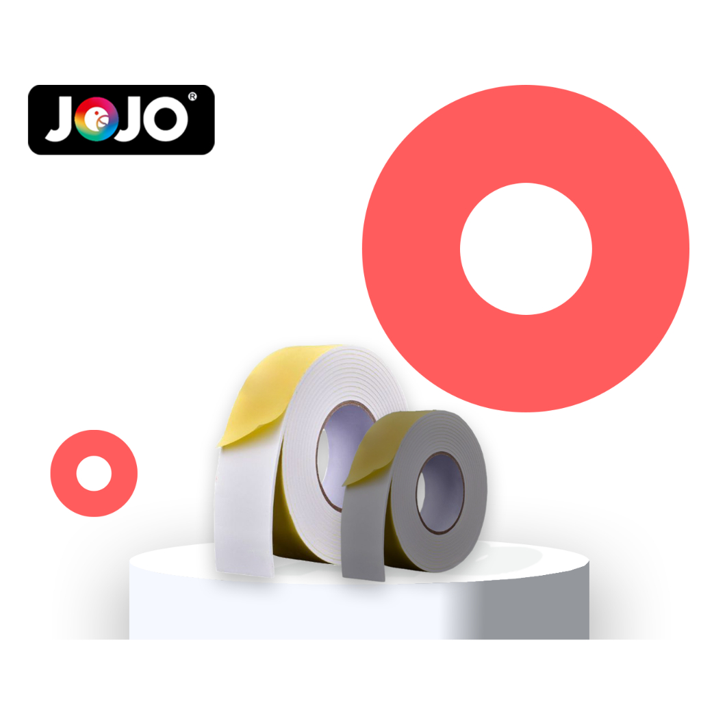 KIT 10 Fitas Bananas Adesivas 5,5m Dupla- Face, Fitas de Espuma JOJO