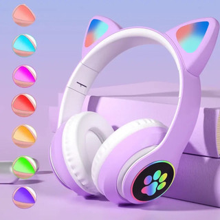 Fone De ouvido Headphone Sem Fio Orelha De Gato, Bluetooth 5.1 - B-19 V - Altomex - Panda