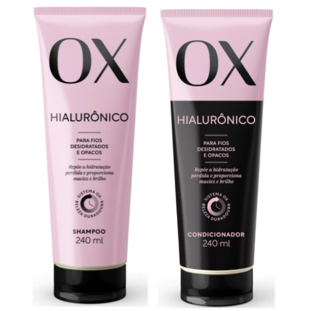 Kit Shampoo e Condicionador Ox Hialuronico 240ml