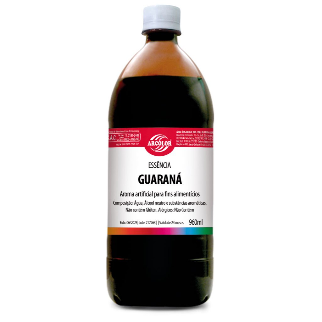 Essência Alimentícia Arcolor 960ml Guaraná em Oferta na Shopee