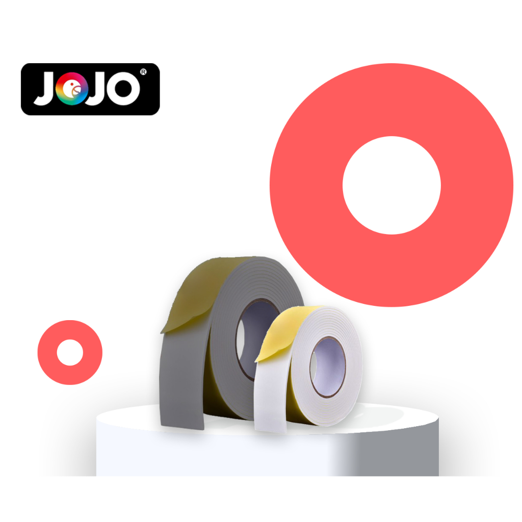 KIT 5 Fita Banana Adesiva Dupla-Face 1,5m Fita de Espuma JOJO em Oferta na Shopee