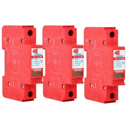 KIT ECONÔMICO C/ 3 DISPOSITIVOS DE PROTEÇÃO CONTRA RAIOS COM DPS CLAMPER FRONT V 275V 45KA