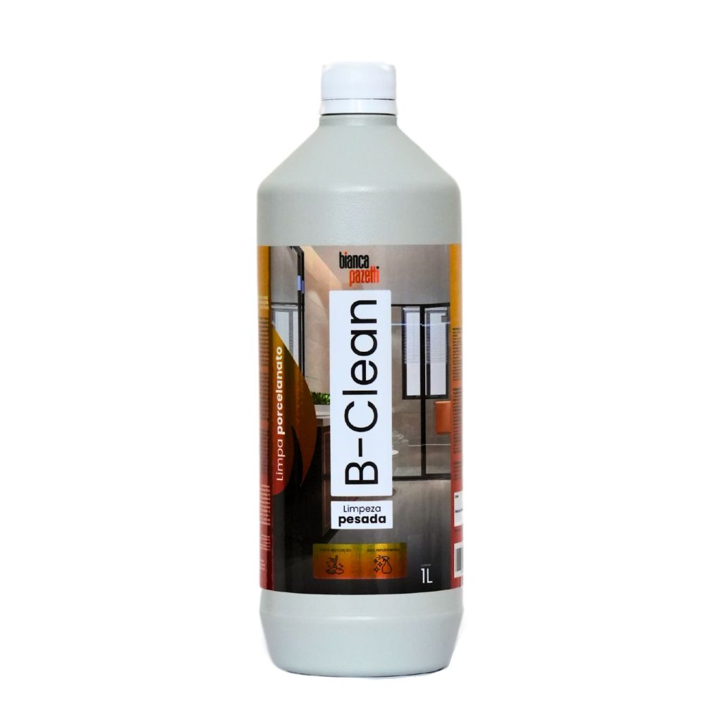 B-Clean 1L – Detergente para Piso Concentrado para Porcelanato Polido e Esmaltado | Remove Sujeira Difícil e Encardido em Oferta na Shopee