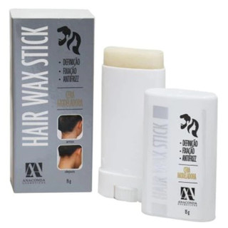 Cera Modeladora de Cabelos Anti Frizz Bastão Stick 15g