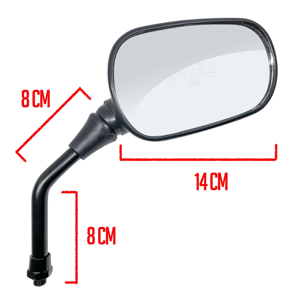 PAR de Retrovisor Honda CB 600 HORNET 2008 a 2015 Lente Convexa. — imagem 2 de 2