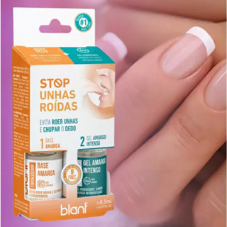Blant Kit Stop Unhas Roidas Gel Amargo + Base Amarga em Oferta na Shopee