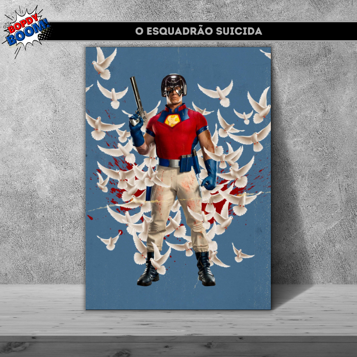 Quadro decorativo O Esquadrão Suicida DC Comics Pacificador