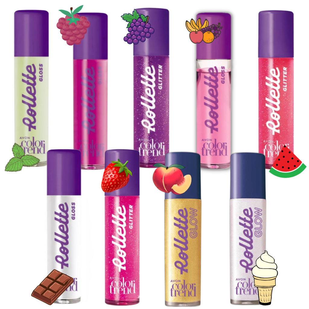 Brilho labial Rollette Color Trend - Avon | Original | Lacrado