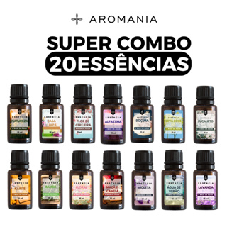 Kit 20 Essências Para Aromatizador e Difusor de Ambiente 15ml - Escolha os Aromas em Oferta na Shopee