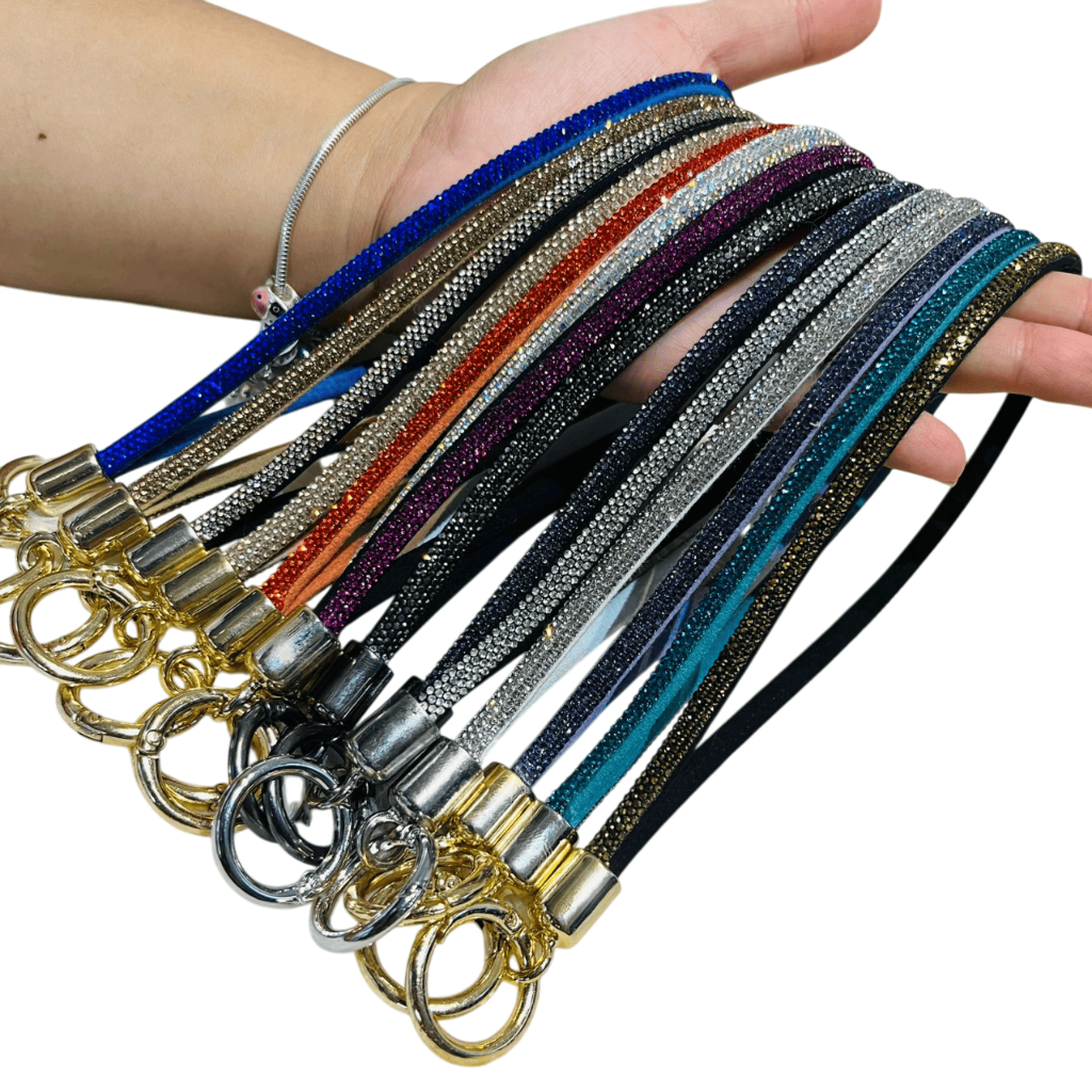Cordão Para Smartphone Universal Alça Pulseira Pulso Strass pode ser usado em Bolsa Clutch