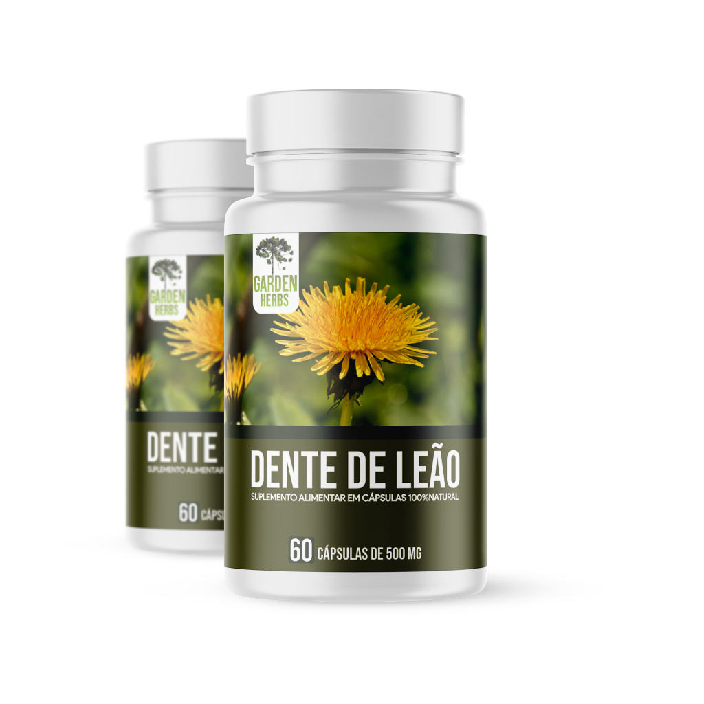 Dente de Leão ( Extrato 100% Puro ) 500 Mg - 60 cápsulas - Kit 2 unidades em Oferta na Shopee