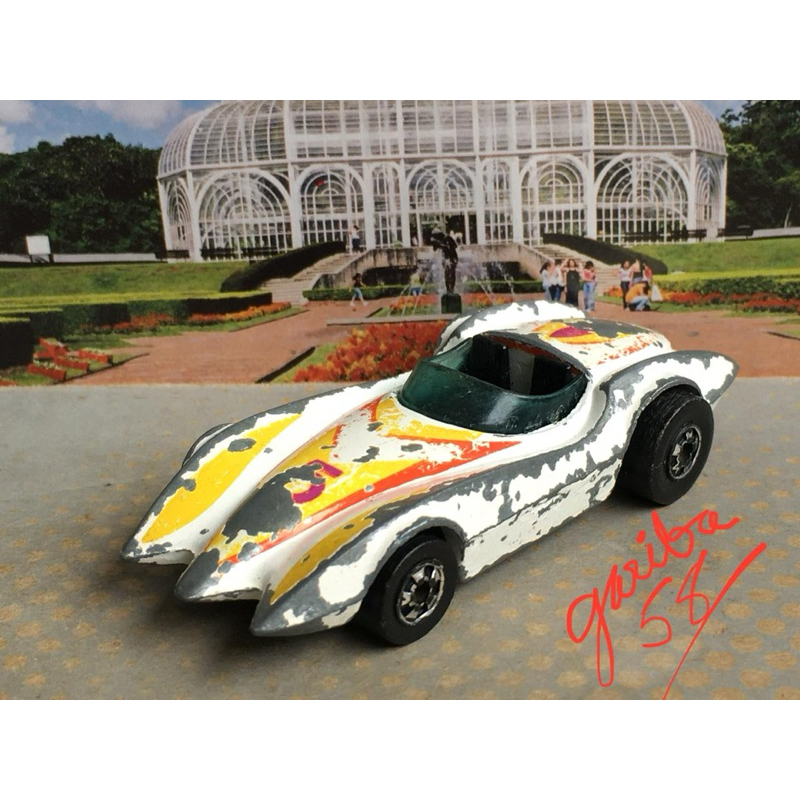 HOT WHEELS SECOND WIND “MACH 5 SPEED RACER” 1977 FLYING COLORS MADE HONG KONG GARIBA58